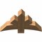 Ekena Millwork Alberta Smooth Timber Gable Bracket, Western Red Cedar, 36"W x 21"H x 5 1/2"D x 5 1/2"F, 14/12 Pitch GBW036X21X0606ALB00SWR - alternate 2